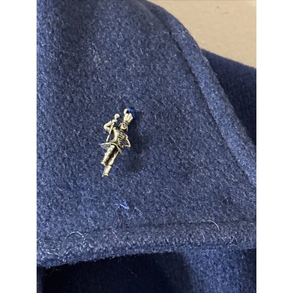 1980 Wms Letterman Varsity Coat Metals Patches Wool Blue Gold Majorette 36 (S/M) - Picture 3 of 12